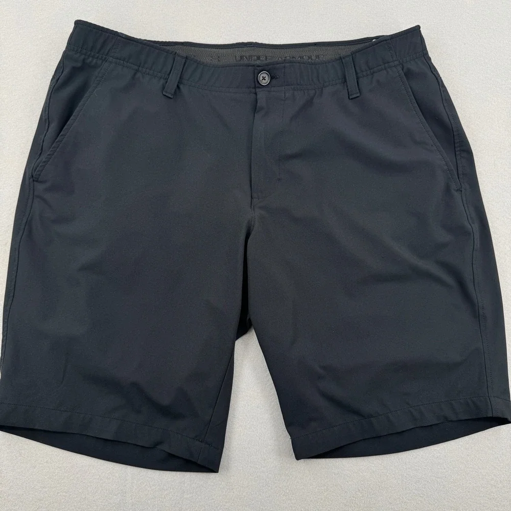 Under Armour Mens Golf Shorts Black Size 40 Lightweight 11